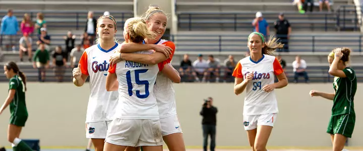 No. 2 regional seed Florida soccer defeats Jacksonville 2-0 in NCAA Opening Round