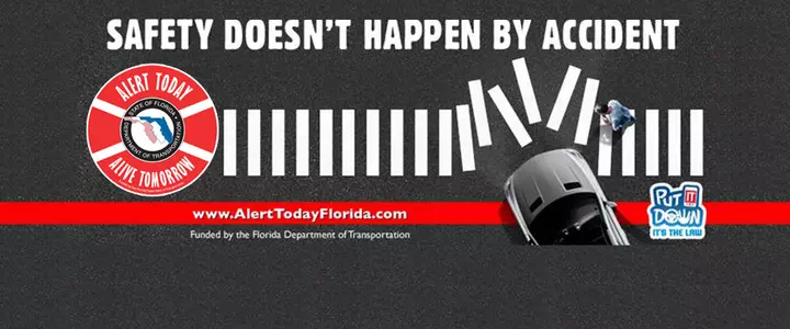 Gators and Seminoles Partner with FDOT to Promote Pedestrian and Bicycle Safety on Campus