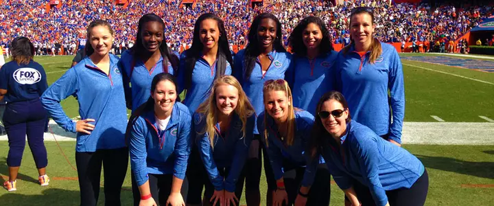 2012 SEC Volleyball Champions Honored at Homecoming Football Game