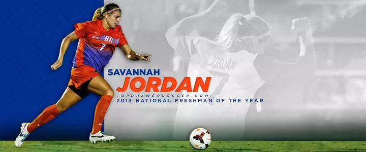 Florida's Savannah Jordan is TopDrawerSoccer.com's pick for National Rookie of the Year