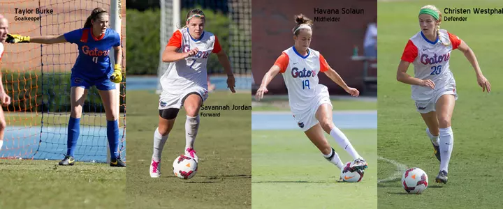 Florida places four on NSCAA All-South Region soccer teams