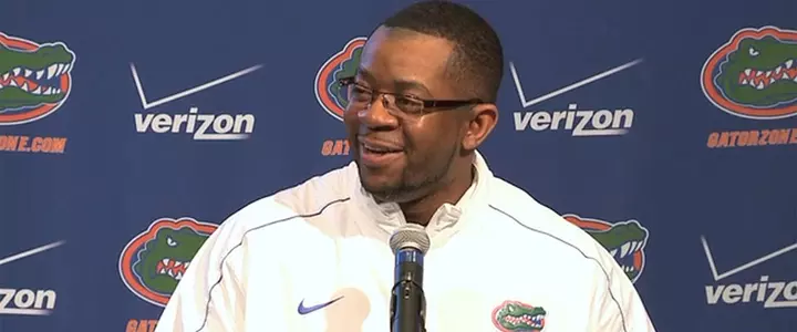 Asst. Coach David Lowery at UF's Weekly Press Conference