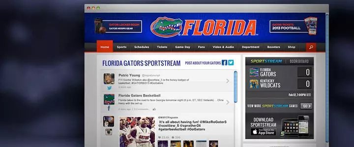 University of Florida Athletics Partners with SportStream to Enhance the In-Game Experience for Gators Fans
