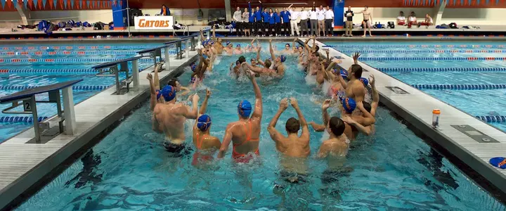 Gators Win Dual Meet Against Tennessee on Senior Night