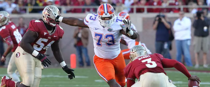 Floyd Eager to Pass Eyeball Test at NFL Combine