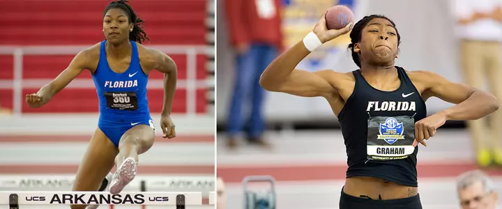 Graham Puts Up Second-Best Pentathlon Score in Gator History on Day One of SEC Championships