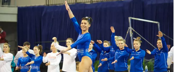 Top two gymnastics teams in 2012 NCAA action meet Friday in O'Connell Center - No. 1 Florida and No. 5 Alabama