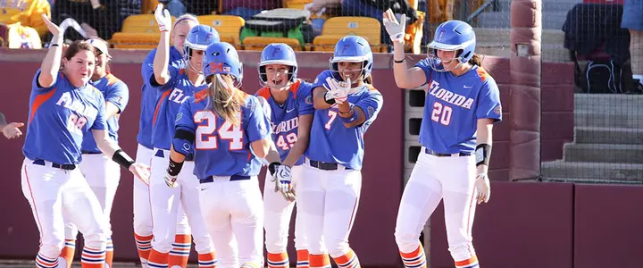 Gator Softball Downs Creighton, No. 5/6 Oregon Friday in Kajikawa Classic Play to Start Season 2-0
