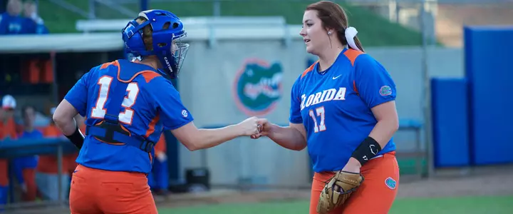 No. 4 Gator Softball Cruises by Drake & Mount St. Mary's Friday, Improves to 19-1 to Open Tourney Play at Home