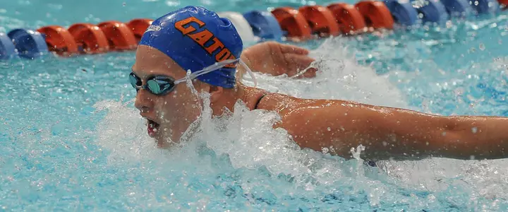 Zalewski Sets School Record, Gators Advance Four to Finals