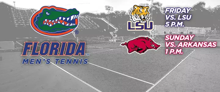 Men's Tennis Hosts LSU on Friday; Arkansas on Sunday