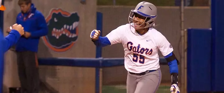 Record Crowd Watches No. 3 Gator Softball Defeat FSU, 7-3, With Walk-Off Grand Slam in Extras