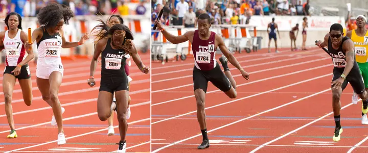 Gators Run World-Leading Times to Sweep 4x4 Relays in Austin