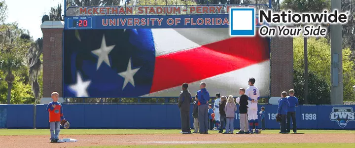 Gator Baseball To Salute Those Who Serve At Saturday's Game With No. 8 South Carolina