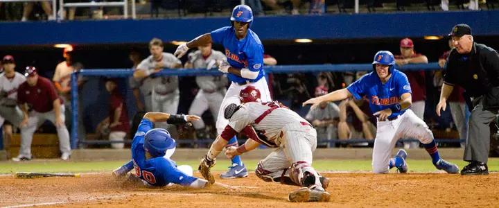Eighth-Inning Comeback Secures Series Win For Florida Baseball Over No. 8 South Carolina, 4-3