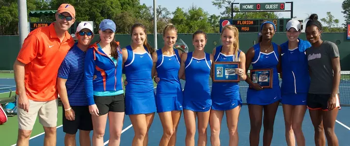 Women's Tennis Wins Share of SEC Regular-Season Championship