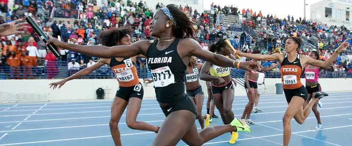 Florida Women's 4x4 Breaks School Record to Close Pepsi Florida Relays