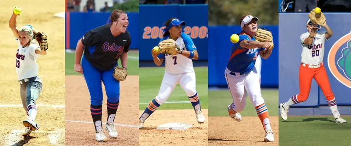 Five Gator Softball Players Earn NFCA All-Southeast Region Nods