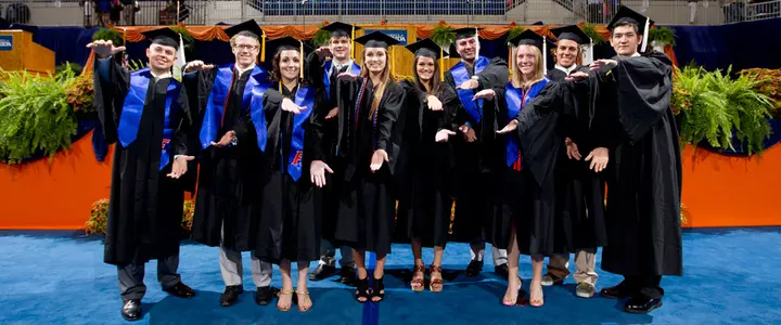 Gator Athletes Receive Diplomas Over Weekend