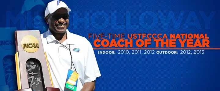 Holloway Honored as USTFCCCA National Outdoor Men's Coach of the Year