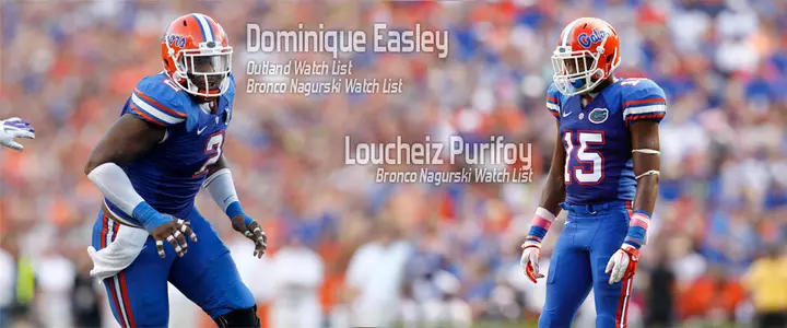 Easley and Purifoy Named to National Award Watch Lists