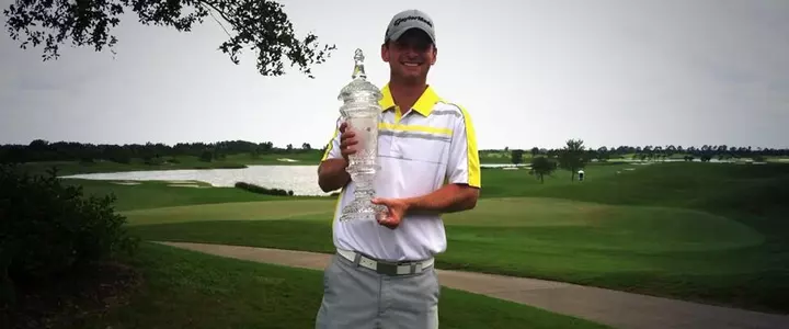 Former Gator Men's Golfer McCumber Captures First Professional Victory