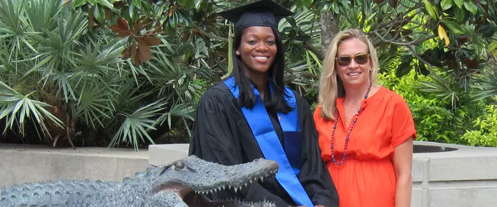 Jennifer George Among 17 UF Student-Athletes who Took Part in Summer Commencement
