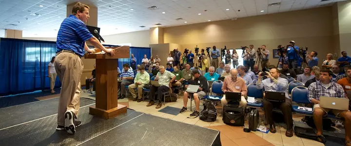 Short-handed Gators Optimistic as Fall Camp Opens
