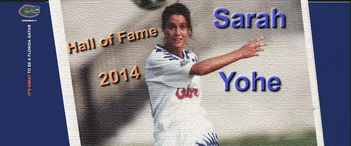 Sarah Yohe among University of Florida 2014 UF Athletic Hall of Fame Inductees
