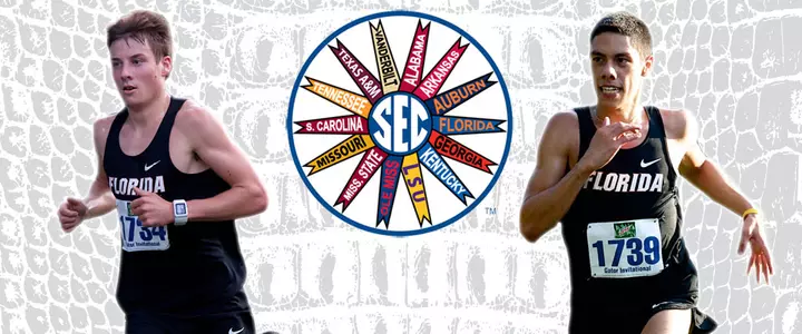 Gator XC Runners Jimmy Clark & Carlos Miranda Earn SEC Weekly Awards