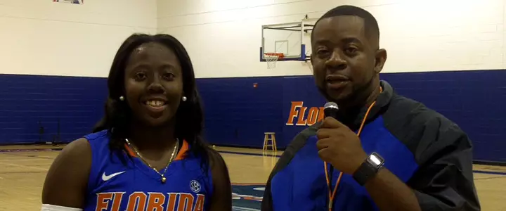 VIDEO: Senior Jaterra Bonds and Asst. Coach David Lowery ? Afternoon Chat