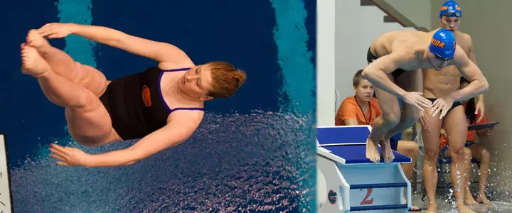 Florida Swimming and Diving Sweeps FAU at Home