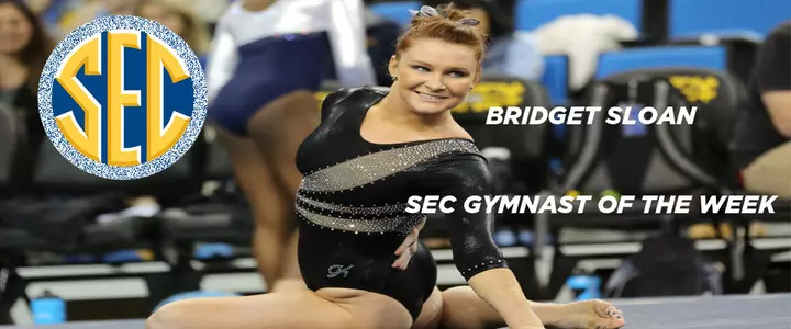 Gator Gymnast Bridget Sloan is SEC Gymnast of the Week