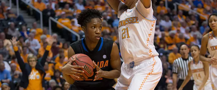 Four Score in Double Figures but Gators Fall at No. 11/12 Tennessee