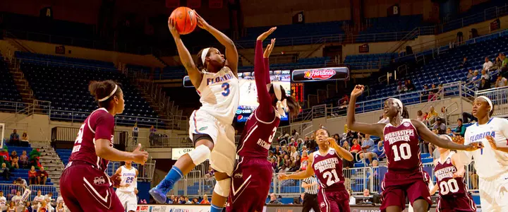 Cassie Peoples Scores 23 to Lead Gators Past Mississippi State in SEC Opener