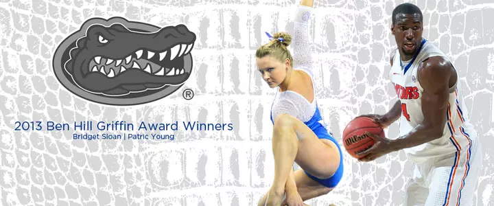 Bridget Sloan & Patric Young Are Recipients of 2013 Ben Hill Griffin Award