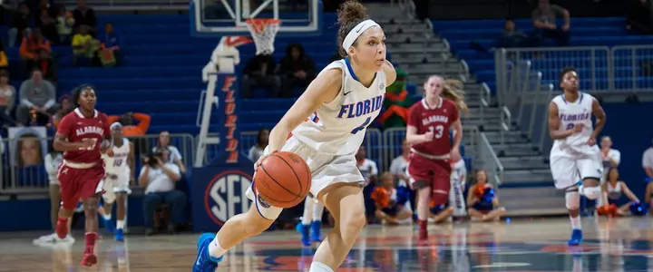 Carlie Needles Drains Five 3s in Gators' Win Over Alabama