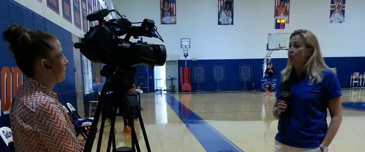 Women's Basketball Practice Update with Carlie Needles and Amanda Butler