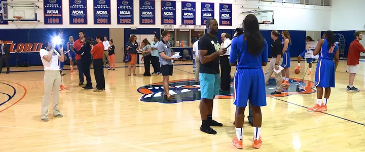 Gator Women's Basketball Hosts Annual Media Day