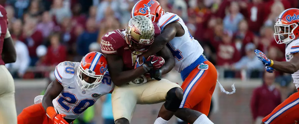 Gators Can't Cash In, Fall at FSU 24-19 in Muschamp's Finale