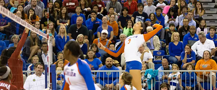 No. 7 Gators Roll Past Crimson Tide in Straight Sets