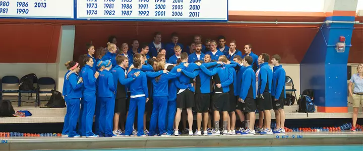 Men's Swimming and Diving Ends Dual Meet Season Perfect, Women Drop Close One to Tennessee