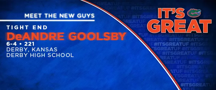 Goolsby Wants to Catch On with Gators Fast