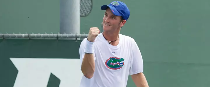 Watson Delivers as the No. 12 Gators Upset SEC-Rival No. 4 Georgia 4-2 at ITA Team Indoors
