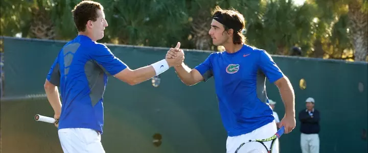 Men's Tennis Earns Sweep vs. No. 14 Tennessee