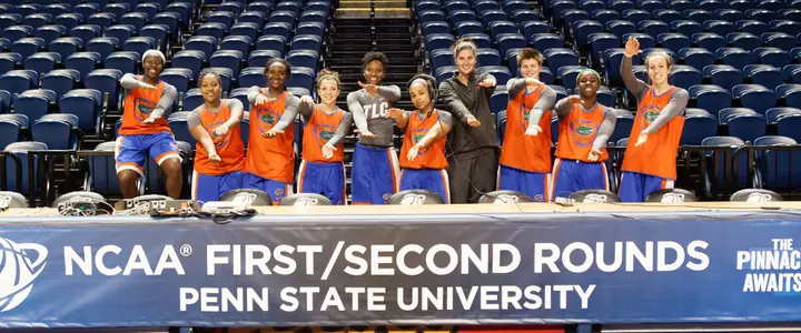 Gators Face No. 3 Seed Penn State in NCAA Second Round Tuesday