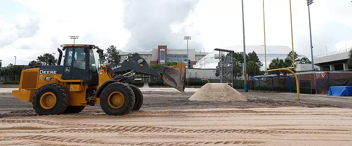 Gators' Practice Fields Undergoing a Makeover