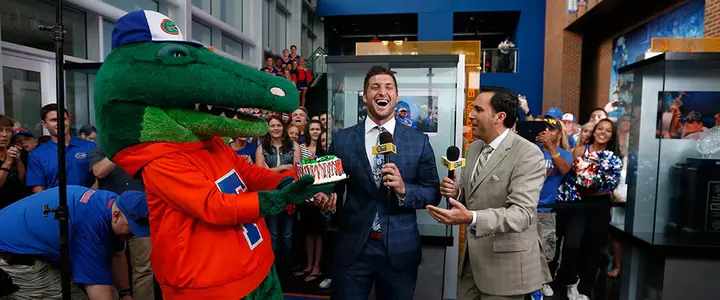 Photo Gallery: Tebow Returns to UF as Part of SEC Network Launch