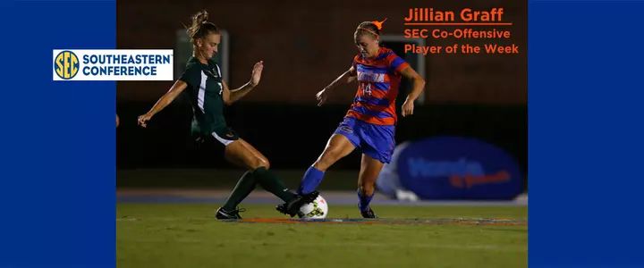 Florida's Jillian Graff is SEC Co-Offensive Soccer Player of the Week