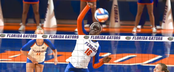 Florida Volleyball Adds Win No. 2 Friday With Sweep of Idaho